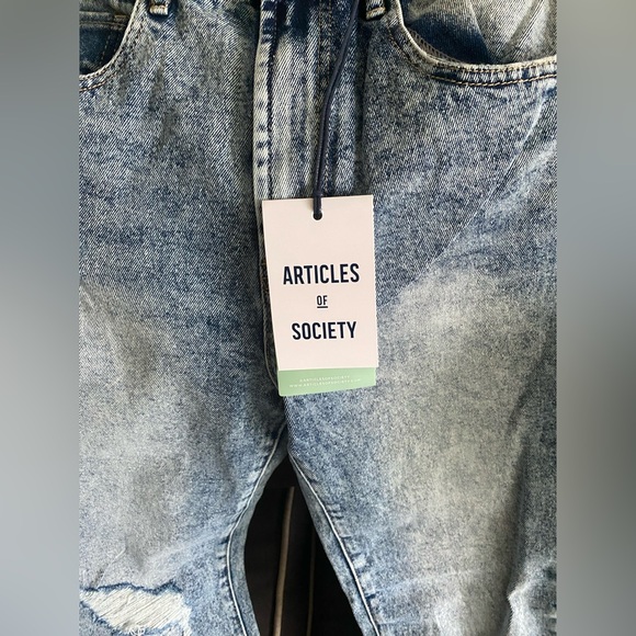Articles of Society Village Distressed straight leg jeans - Picture 2 of 5